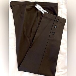 Estelle & Finn - Brown Size 14 - Button Leg Ankle Pant - New With Tags